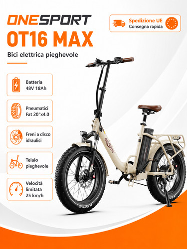 Bici elettrica pieghevole - elettrica,