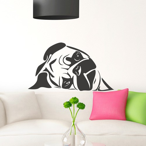 Adesivo murale cucciolo - ,