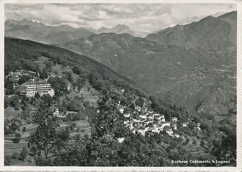 Vecchia cartolina kurhaus - vecchia, sw