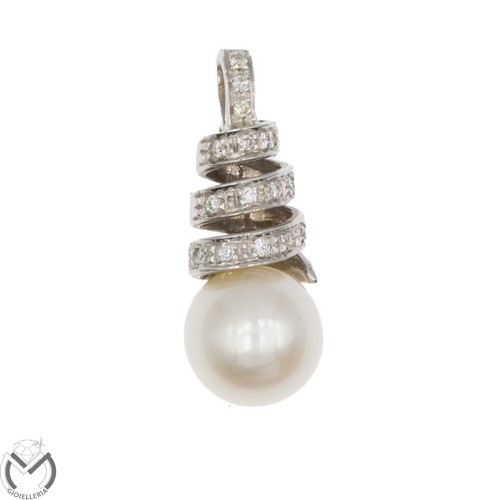 Ciondolo oro bianco 750 - 18, kt