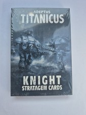 Games Workshop Warhammer Adeptus Titanicus: Carte Stratagemma Cavaliere Nuove Gratis P&P 