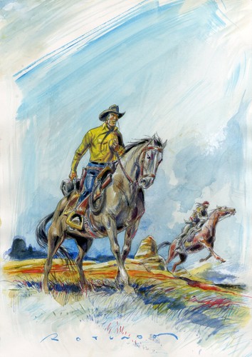Tex illustrazione originale - illustrazione,