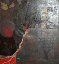 Paesaggio surrealista astratto