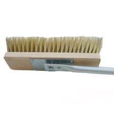 RICAMBIO SPAZZOLA PER FORNO A LEGNA IN OTTONE GRANDE 27cm SENZA MANICO C/STAFFA