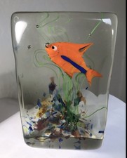 Blocco scultura acquario pesci - blocco,