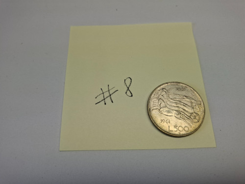 Moneta lire 500 argento - lire,
