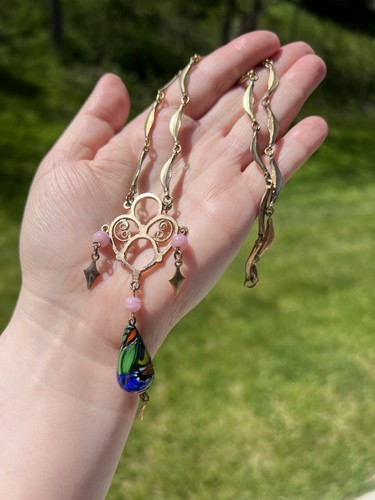 Collana lampadario vintage