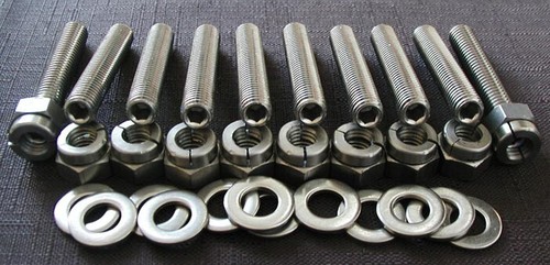 10x borchie scarico inox - borchie,
