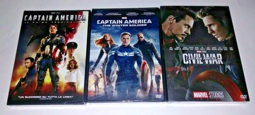 Captain america trilogia dvd - captain,
