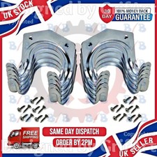 DIECI GANCI PORTA ATTREZZI APPENDIABITI IN METALLO MANIGLIA SUPPORTO APPESO GIARDINO GARAGE SHED