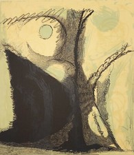 Enrico della Torre IL NIDO litografia 60,5x46 NO mastroianni schifano dorazio