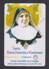 Holy card relic de Santa M