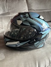 SHOEI CASCO MODULARE NEOTEC 3 FRAGMENTS TC-2 BLACK WHITE BLU TG.S