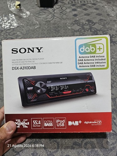 Autoradio sony dsx a310dab - sony, dsx-a310dab