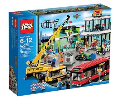 Lego city 60026 piazza - 60026, della
