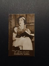 figurina cioccolata Lurati #168 Gloria Swanson "gli amori di Sonia"