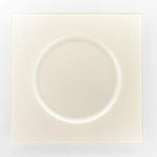 WEISSESTAL SET 2 SOTTOPIATTI 30 X 30 CM IN VETRO COLORATO - QUADRO