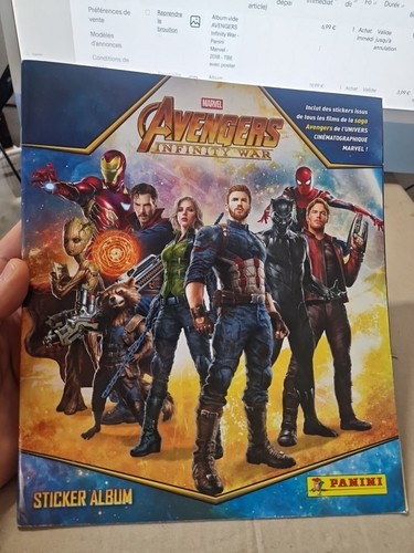 Album vide avengers infinity - vide,