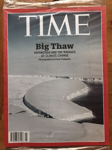 Time magazine 2018 big thaw - magazine,