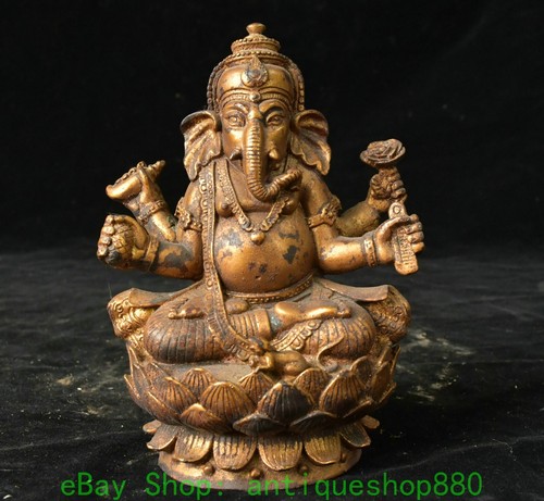 Statua buddha vecchio - 3,9'',