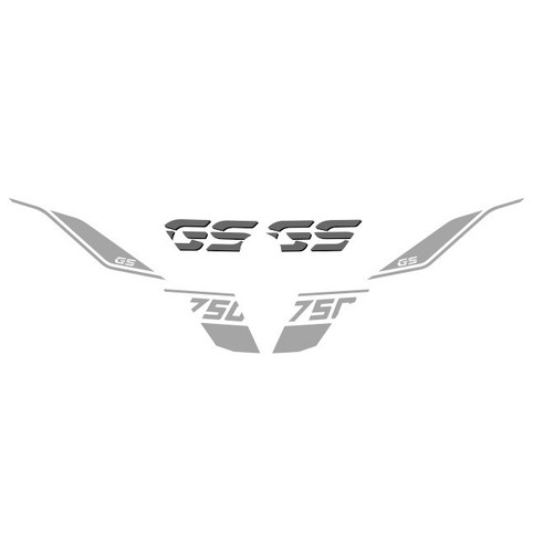 Kit adesivi bmw 750 - adesivi, gs