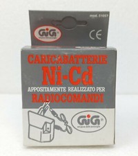GiG Nikko caricabarterie modello 51057 nuovo caricatore ni-cd 4,8 e 7,2 volts 