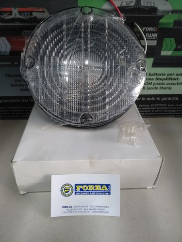 Fanale tondo bianco led - fanale,