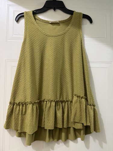 Canotta donna verde oliva
