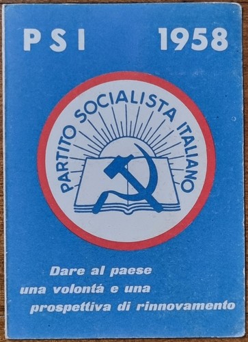 Tessera 1958 partito - -,