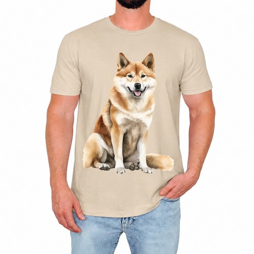 Adorabile maglietta uomo - , shiba