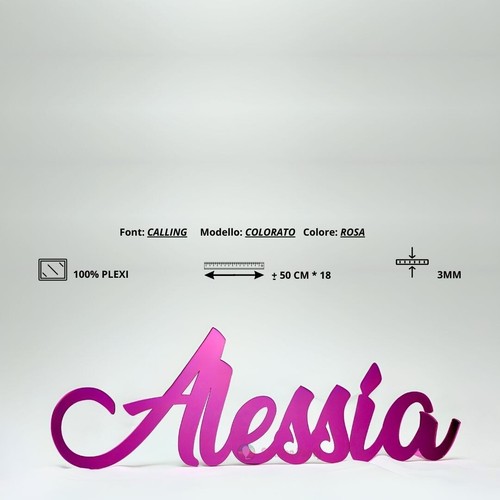 Scritta nome personalizzato - scritta, o