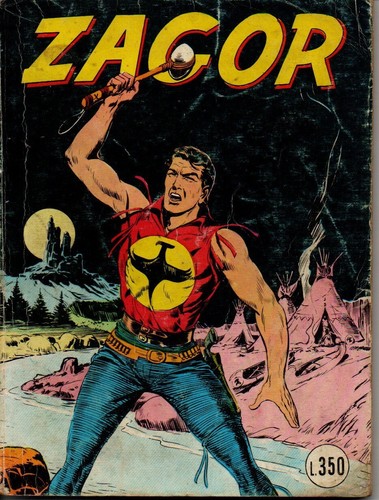 Zagor rara ristampa del - zagor, 1970