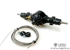 LESU 1/14 RC Blocco differenziale asse posteriore in metallo trattore camion per dumper Tamiya
