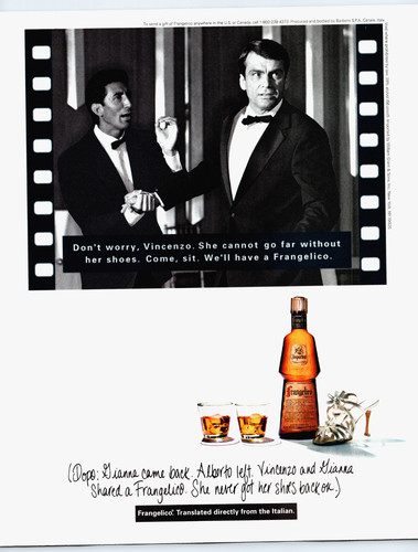 Pubblicità stampa liquore - pubblicità,