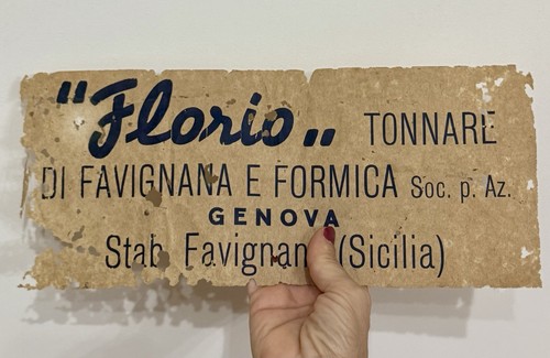 Antico manifesto florio - manifesto,