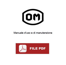 OM E8N Muletto Carrello elevatore Manuale uso manutenzione Libretto istruzioni