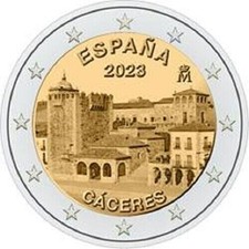 1x 2euro commémorative Espagne 2023 - Caceres (neuve)
