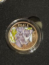 5 euro Koala 2024  Mondo sostenibile Animali in via di estinzione