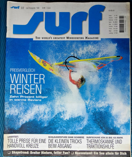 Rivista surf intervista - surf, 10/98,intervista