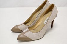 Décolleté Max Mara Becky in lino marrone EU 40 US 10 nuove senza scatola