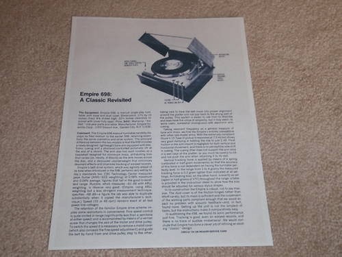 Recensione giradischi empire - giradischi,