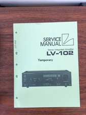 Luxman LV-102 Amplificatore
