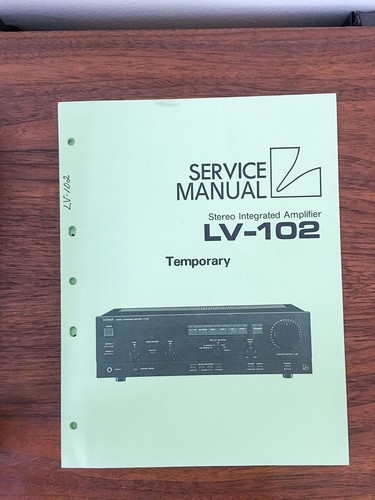Luxman 102 amplificatore - luxman, lv-102