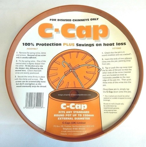 Tappo per camino terracotta - in,