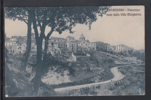 Cartolina catanzaro panorama - catanzaro,