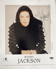Michael Jackson autografo firmato autografo urlo foto promozionale 8x10 SHtory 