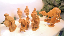 5 FIGURINE PRESEPE ANRI LEGNO