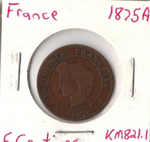 Moneta francia centesimi - francia, 5