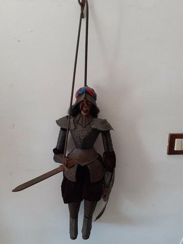 Antico burattino guerriero - ,