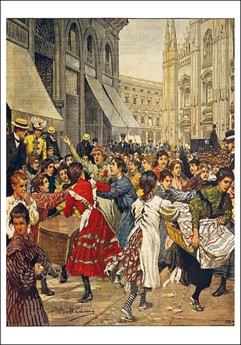 Cartolina post card - post,